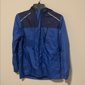 Boys L.L. Bean Navy and Blue Windbreaker